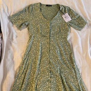 ABLE Amelia Midi Dress in Jade Blossom